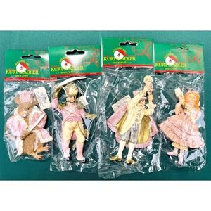 Kurt Adler C7172 Resin Nutcracker Suite Ornament Set